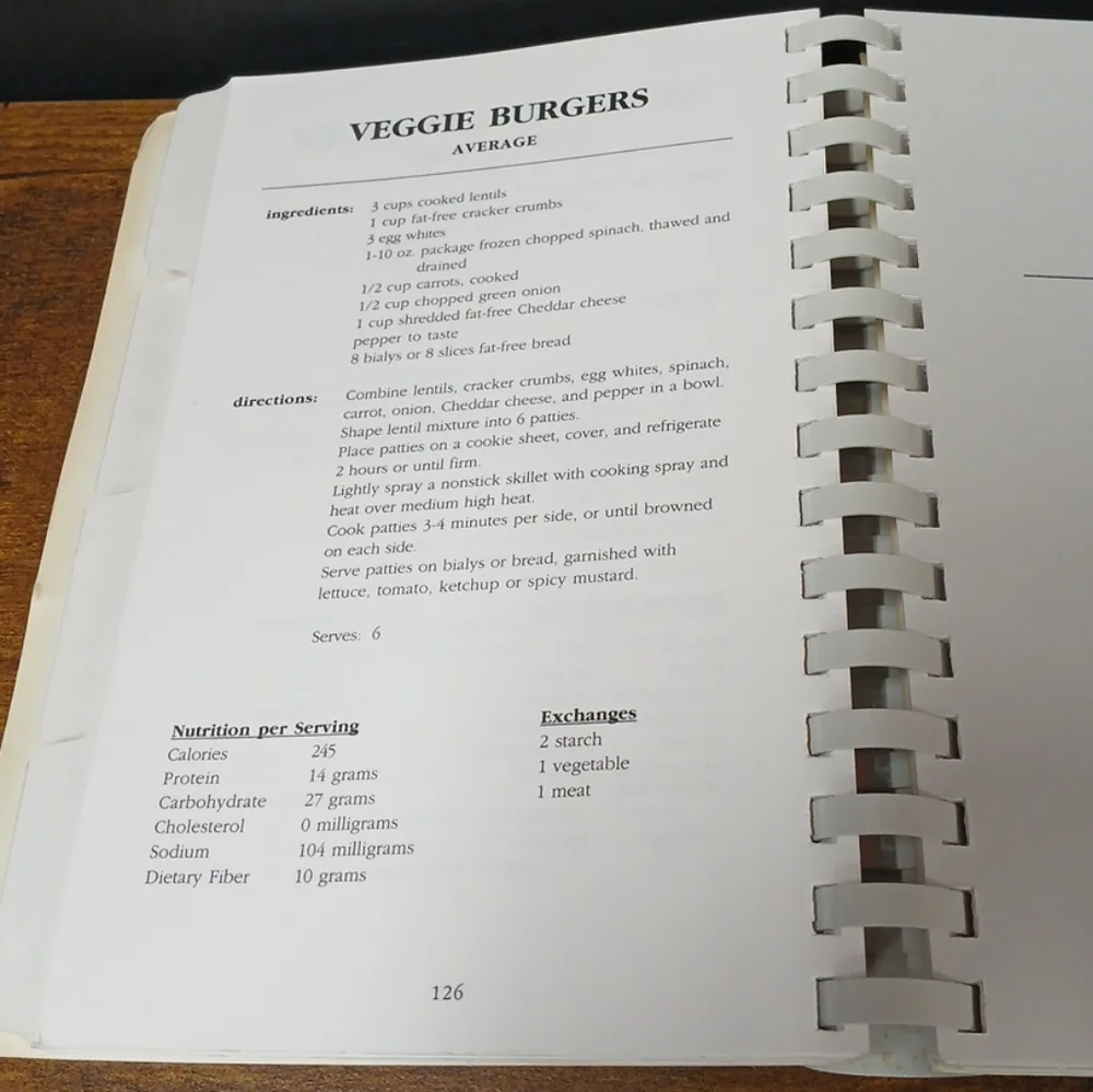 Recipes for Fat Free Living Cookbook 2 by Jyl Steinback (1994, Spiralbound)